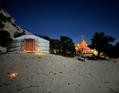 Roadside Mongolian Yurt