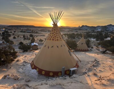 Native American Bear Tipi